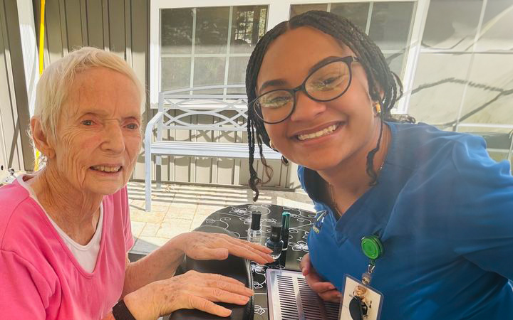 Elegantly furnished private bedroom at Lighthouse PCH with a serene view.